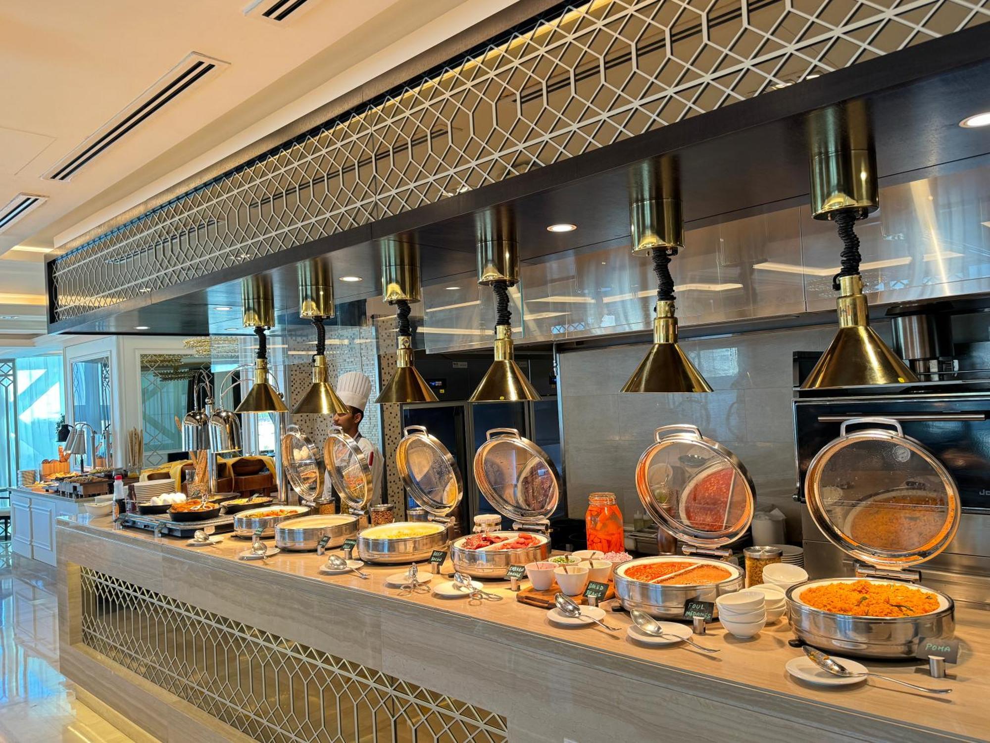 Shaza Doha酒店 外观 照片 A buffet at a hotel
